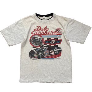 Vintage 90s Dale Earnhardt 1991 Winston Cup Champion T-Shirt Sz L Single Stitch